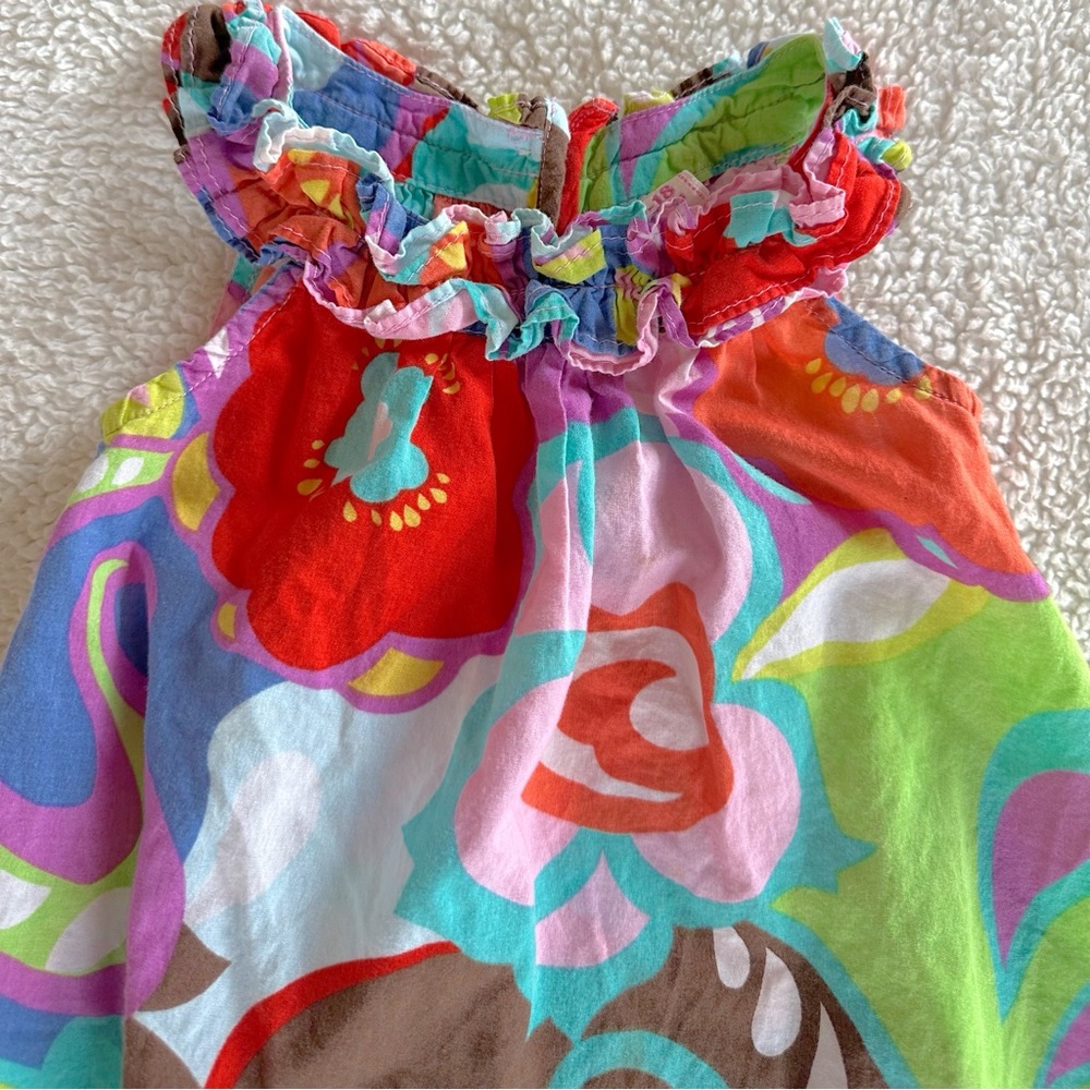 Old Navy Toddler Colorful Floral Sleeveless Dress - Picture 4 of 6
